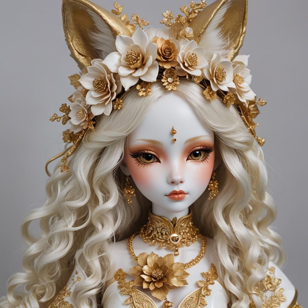 Kitsune Porcelain Doll #15