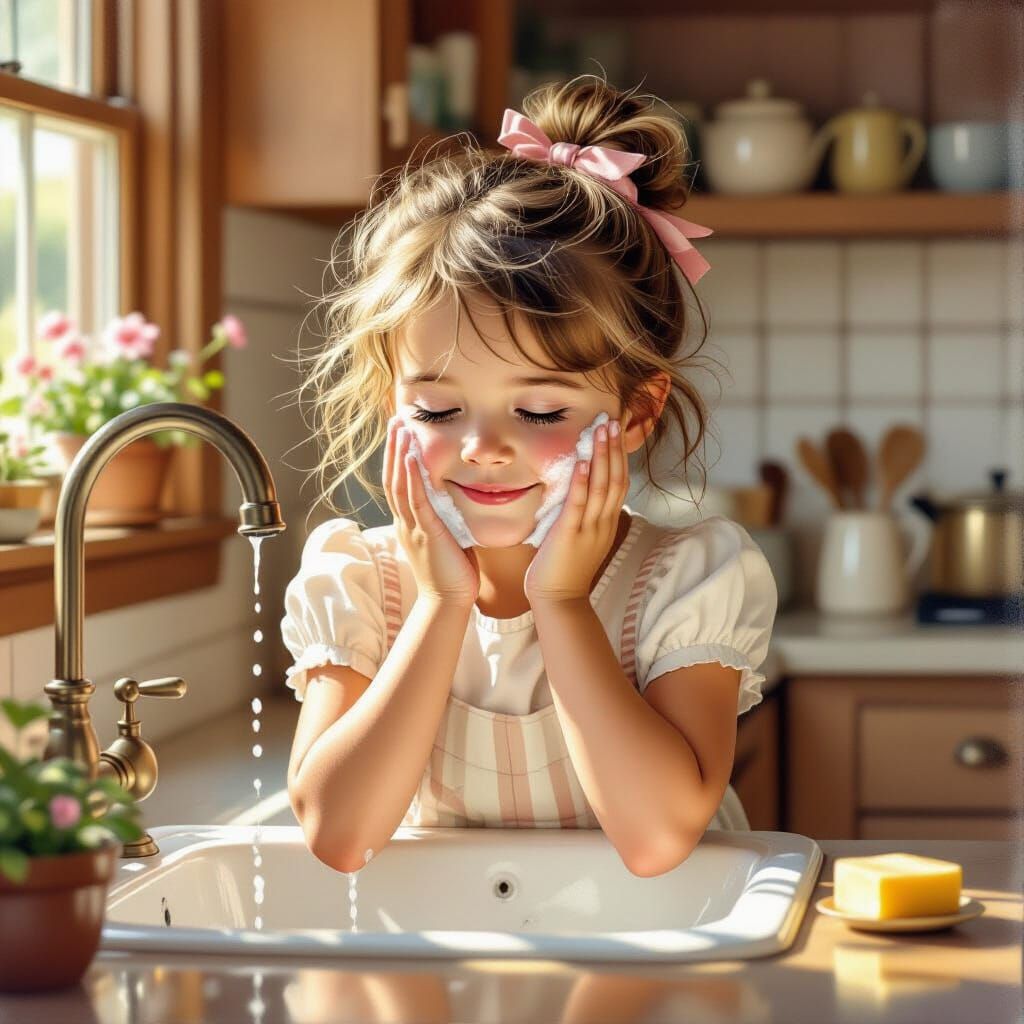 débarbouiller, wash up