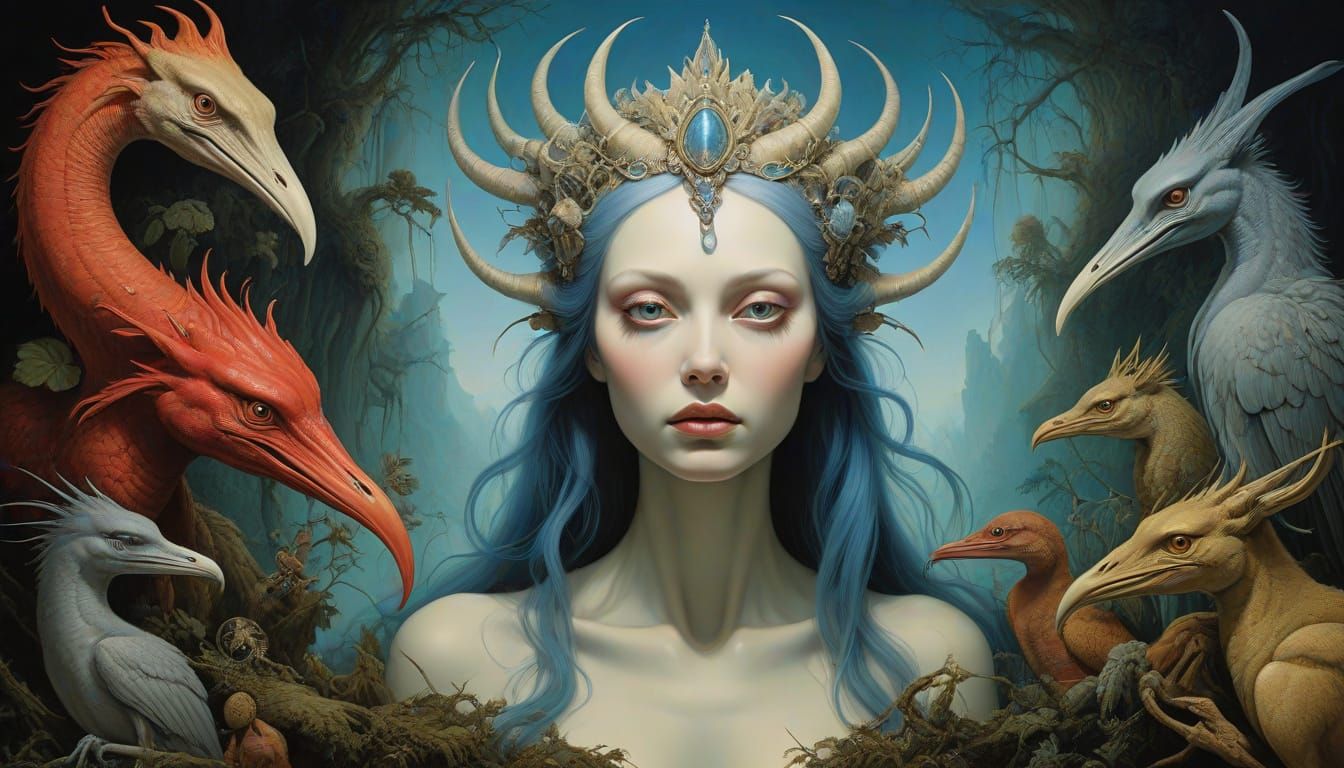 Surreal Fantasy Creatures Awaken Mystic Beauty