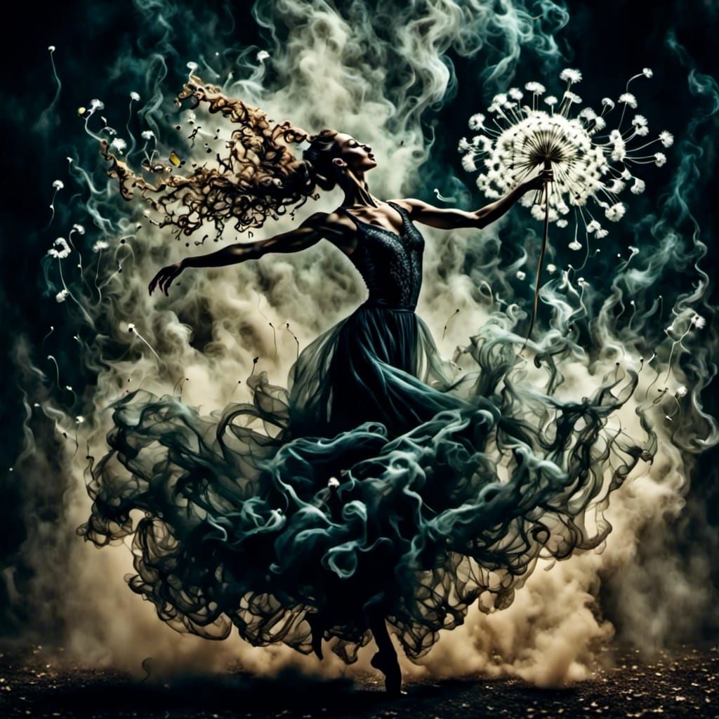 Ethereal Dancer and Dandelion Smoke