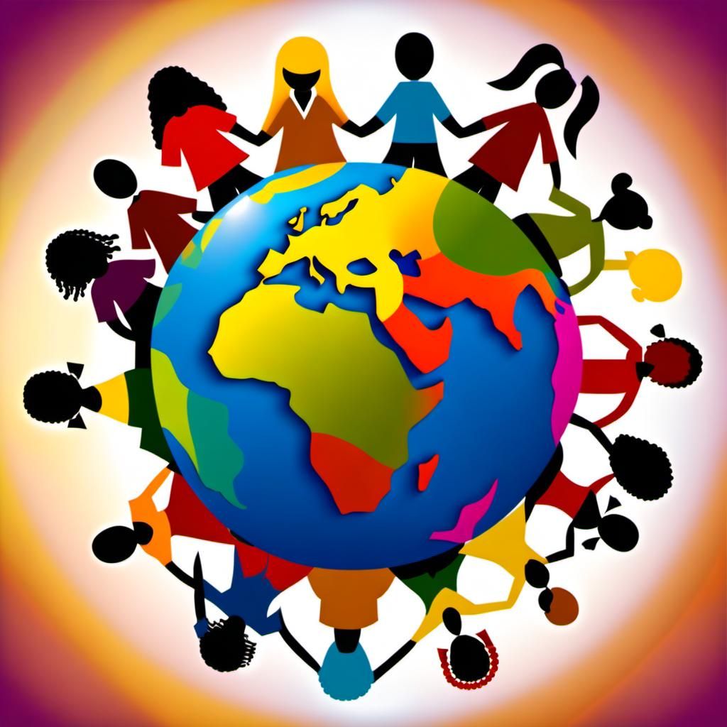 Global Unity: Diverse People United Around the World