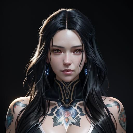 Anime Style: Four Boys with Piercings and Tattoos