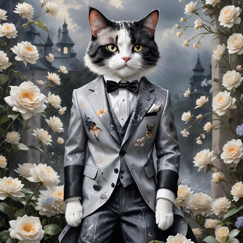 The groom is already prepared.