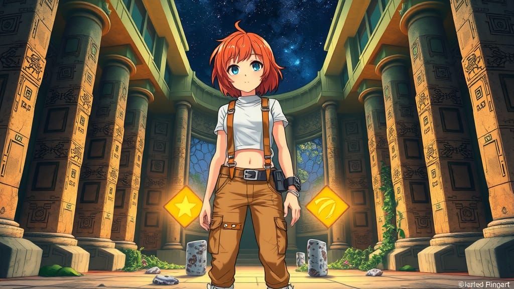 LeeLoo as a 2D Anime