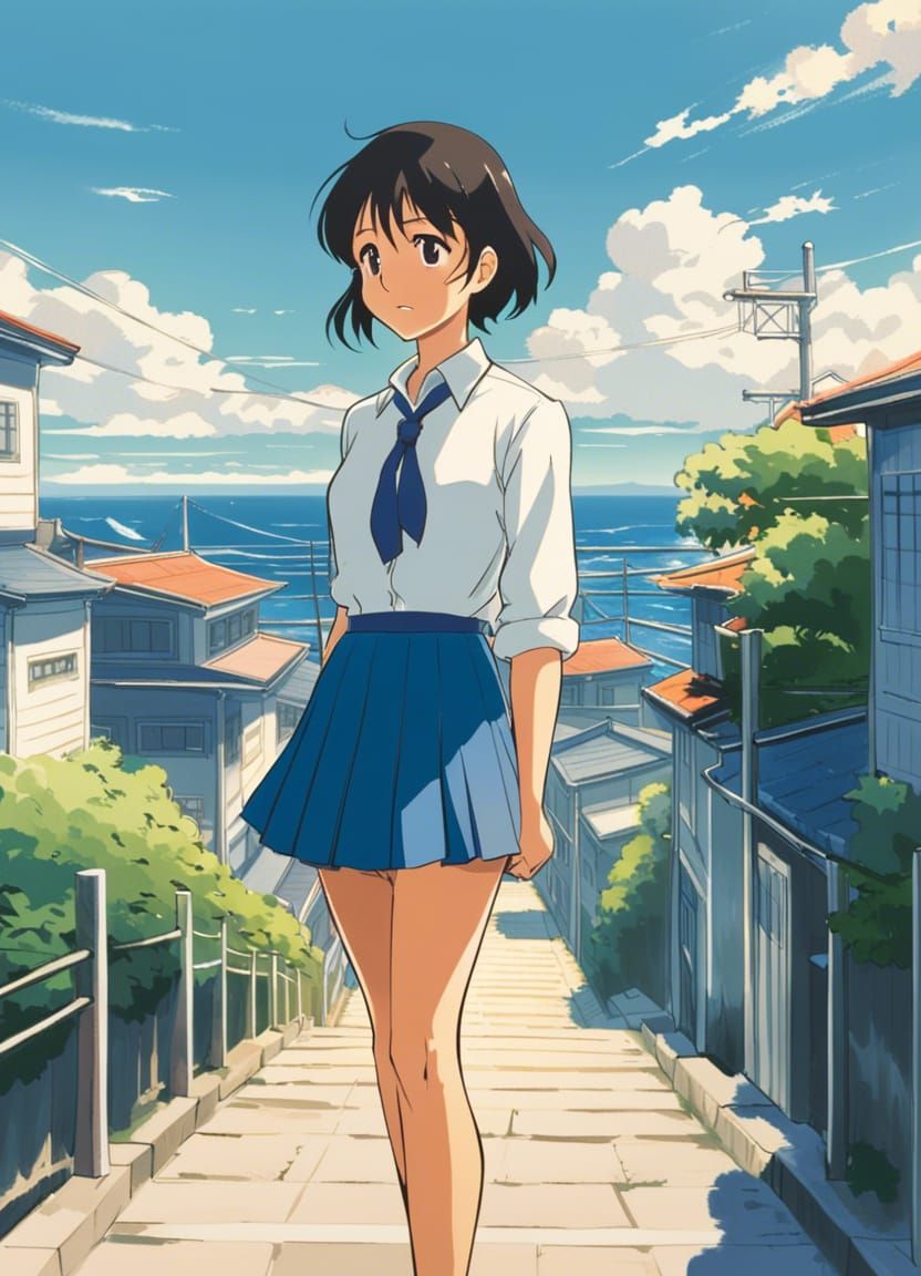 Yukie Nakama Portrait in Anime Style