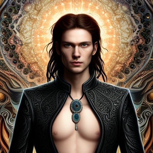 Mysterious Scottish Man in Leather Coat