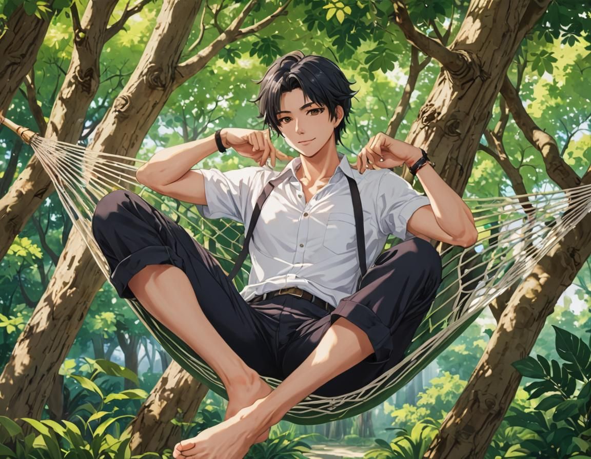 Relaxing in a Hammock 240902F