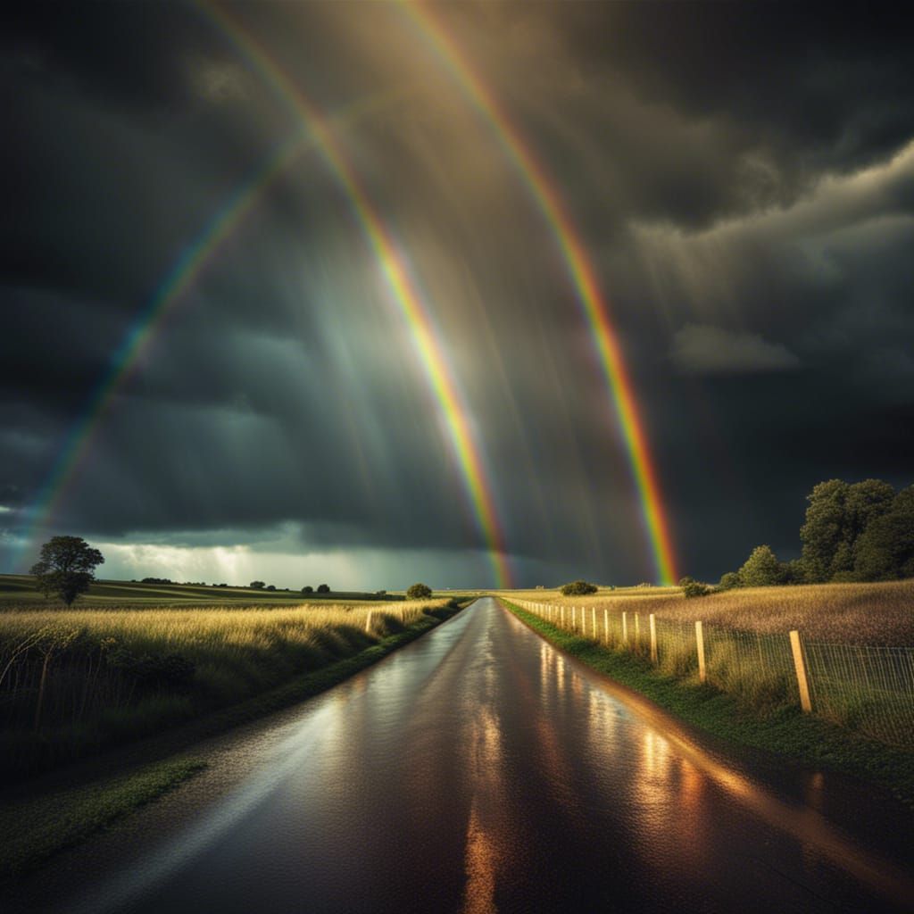 Chasing Rainbows: Hyperrealistic Photographic Interpretation