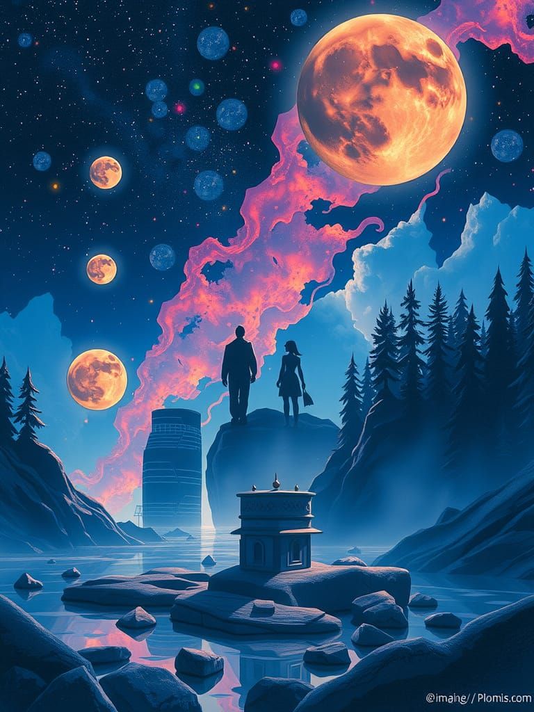 Abstract Geometric Design in Modern Style