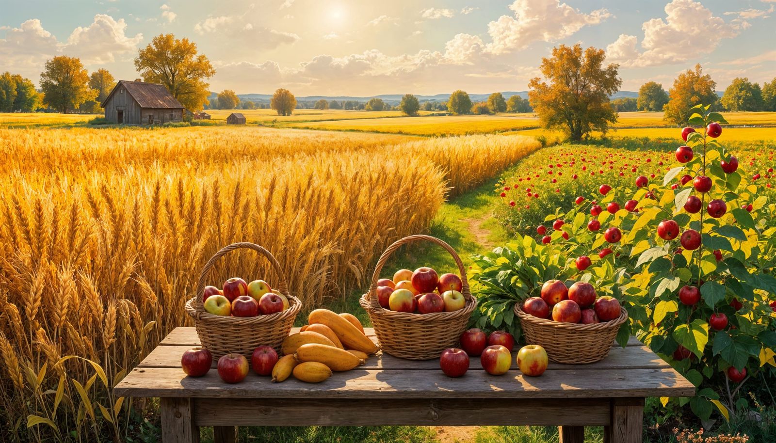 Autumn Harvest Abundance and Colors