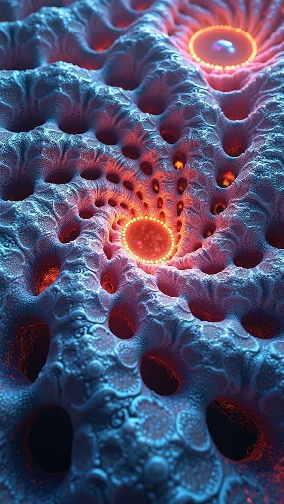 Fractal pattern The interstice