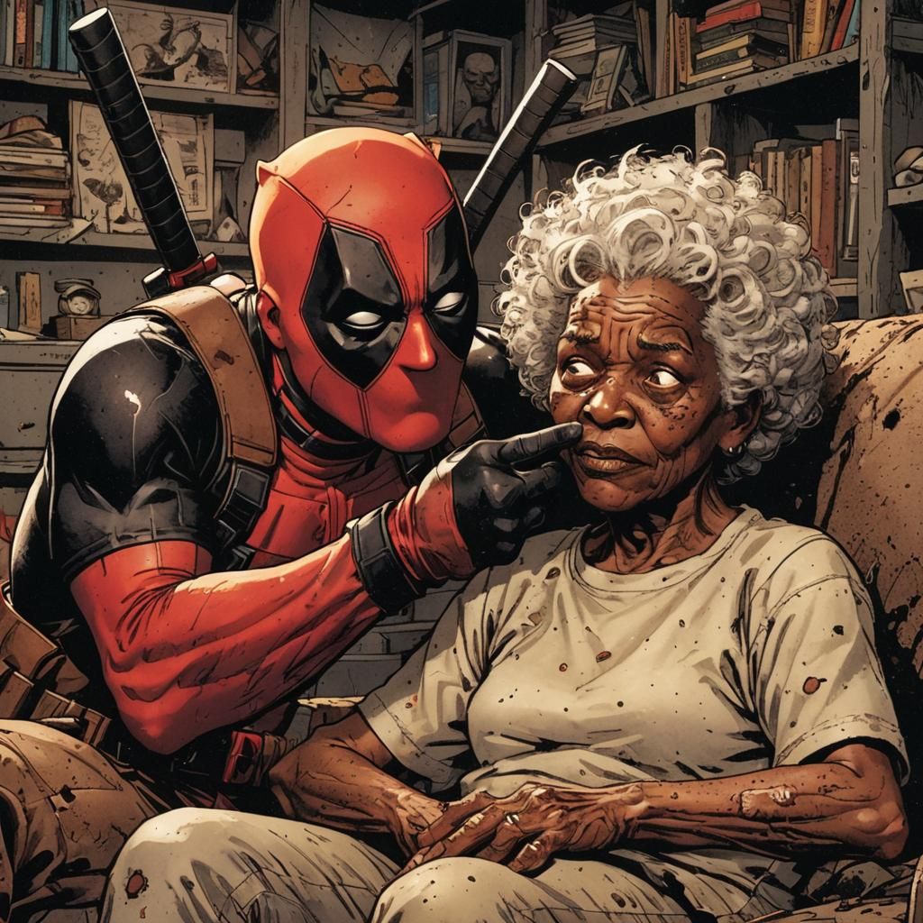 Deadpool Teases Blind Al with Muddy Prank