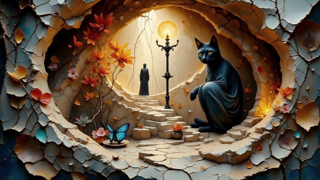 a cat's cathedral's catacombs