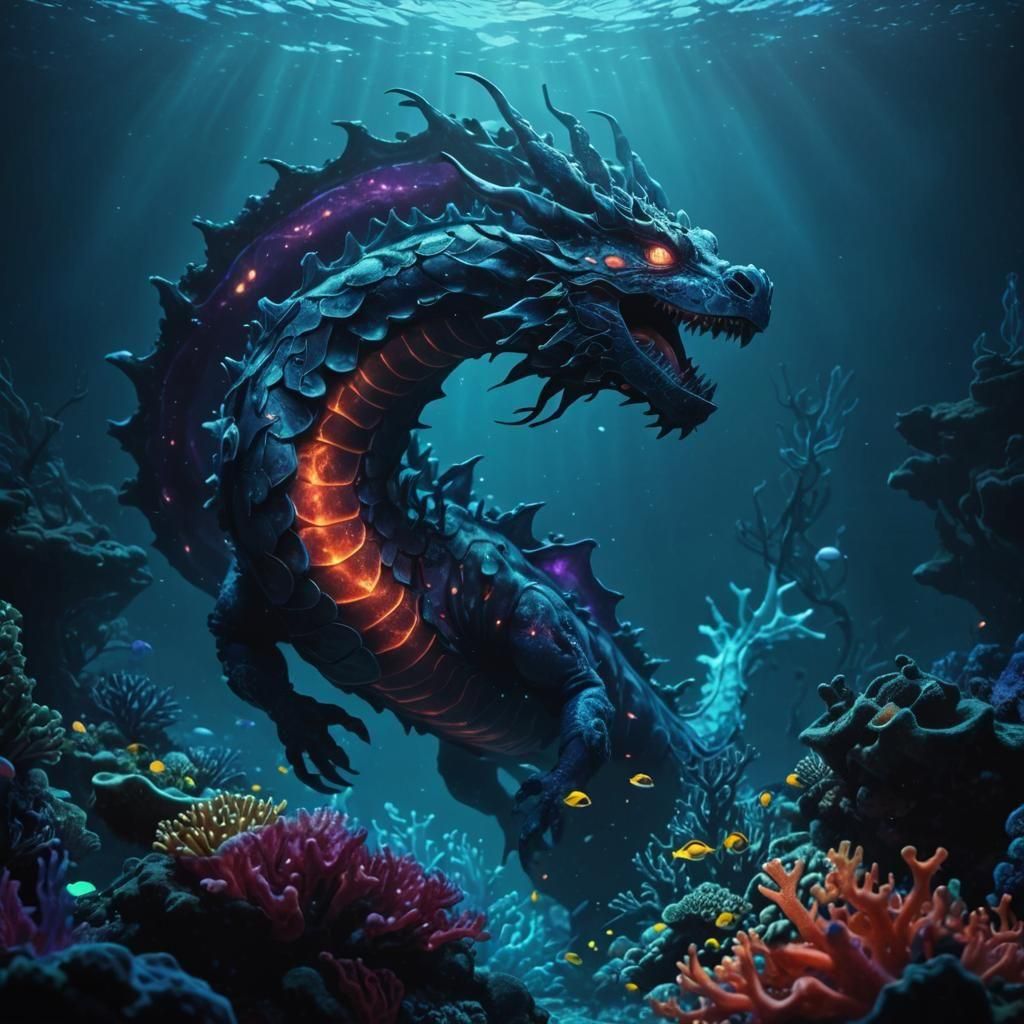 Vibrant Intricate Coral Reef Ecosystem