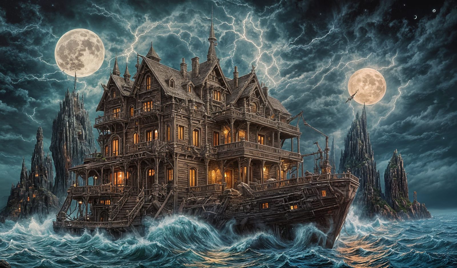 Binary Code Dream House by Moonlight