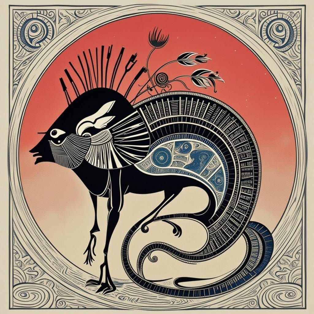 Egyptian Gold Cicada Song LORA AI Art