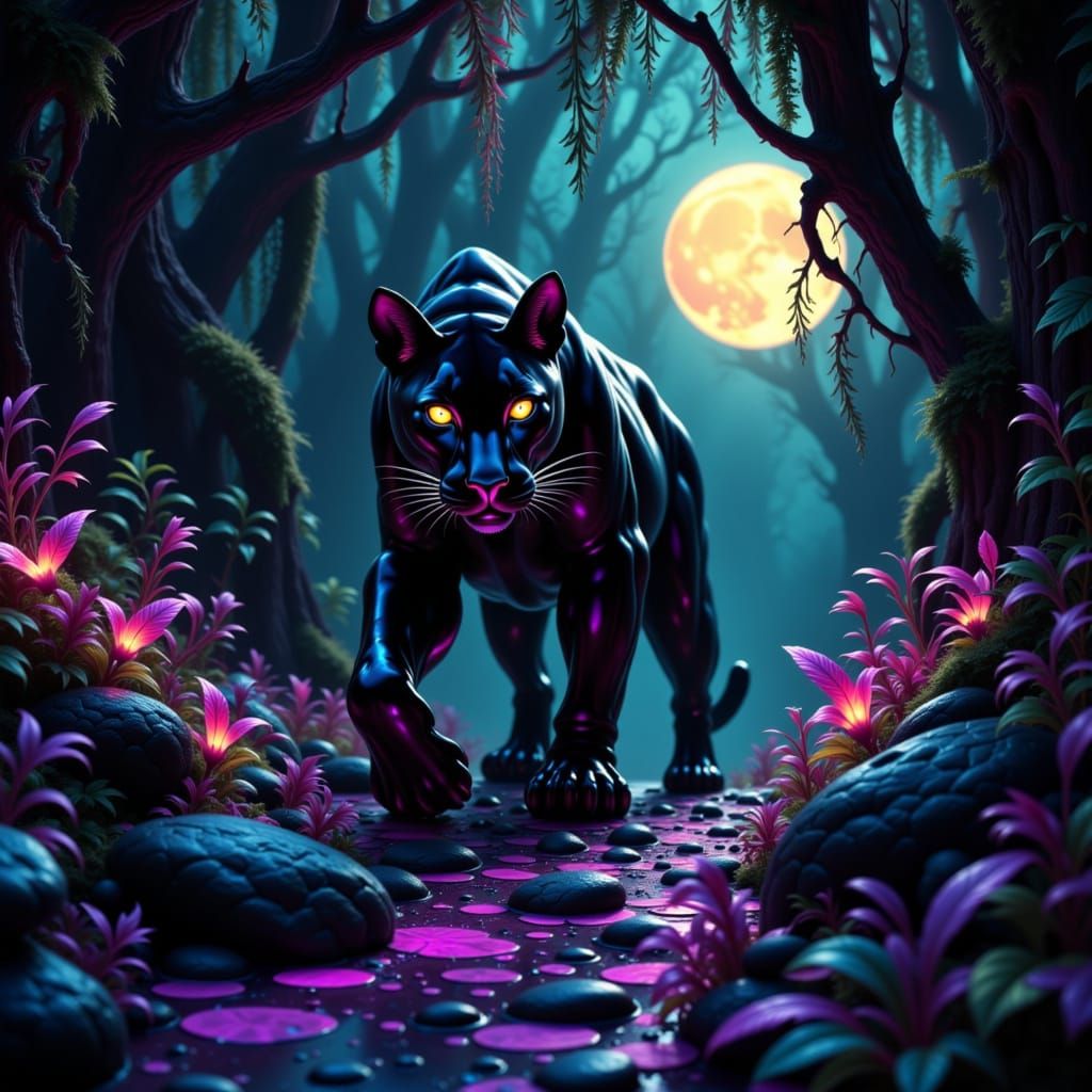 Abstract Swirls of Color and Light