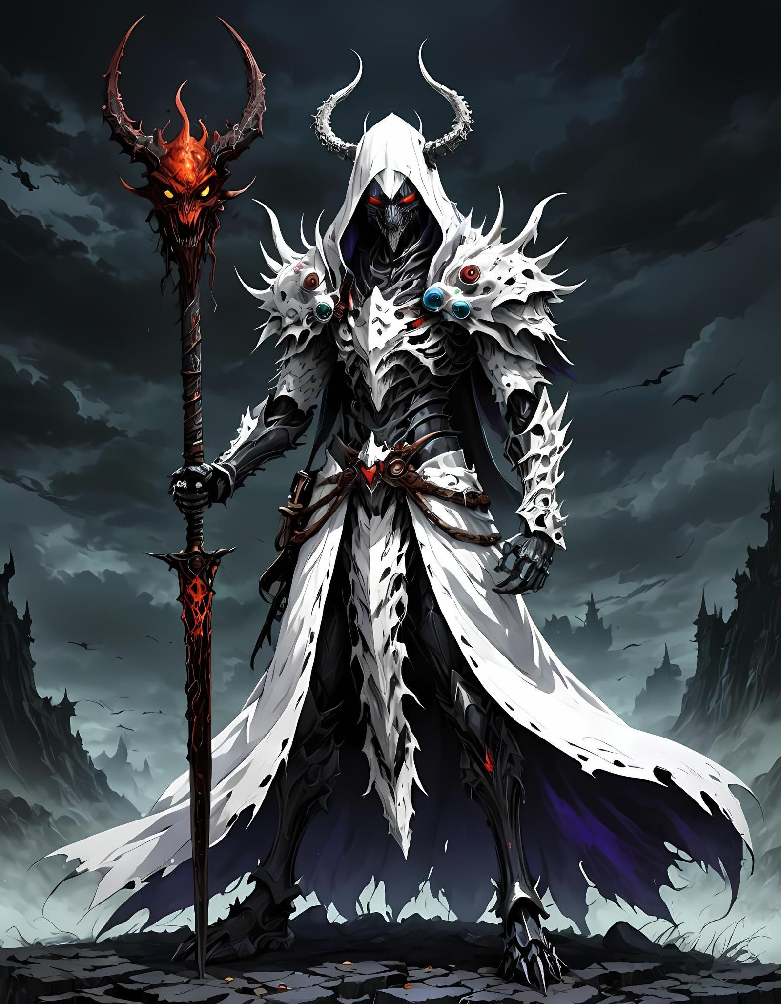 Monstrous Anime Concept Art in Vivid Colors