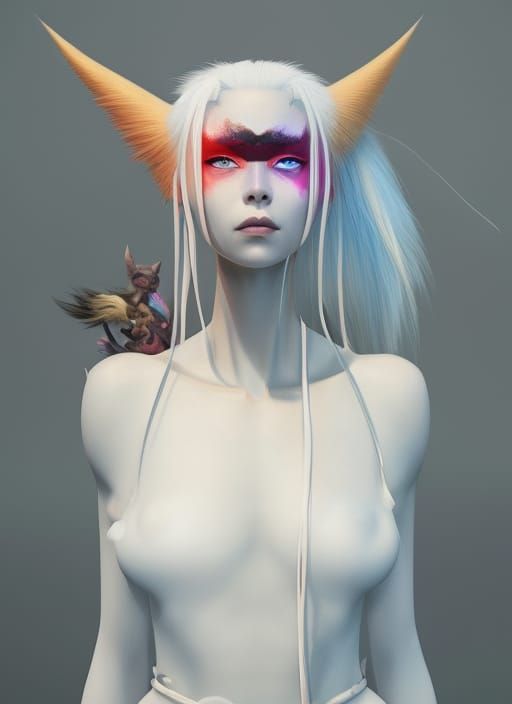 Yolandi Visser as Emma Frost Crayon Caricature