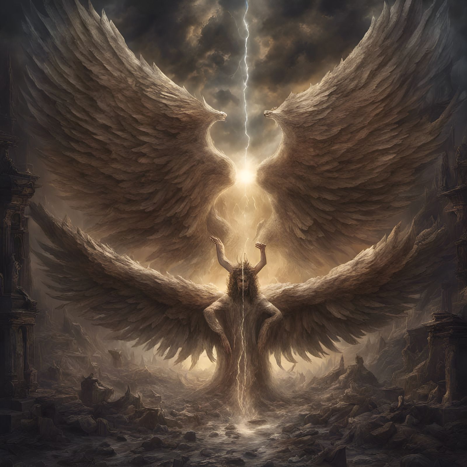 Lucifer and Fallen Angels in Divine Light