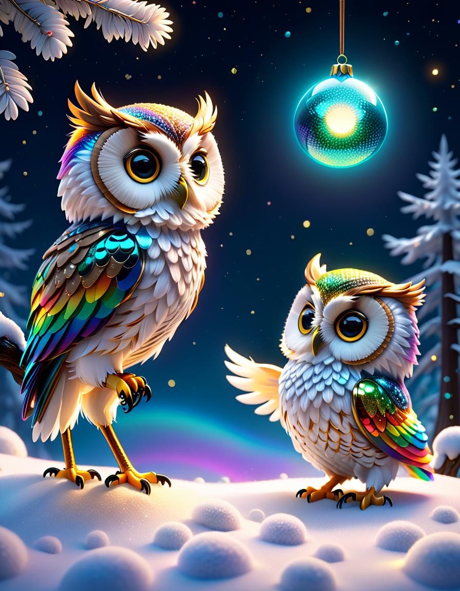 Rainbow Owls