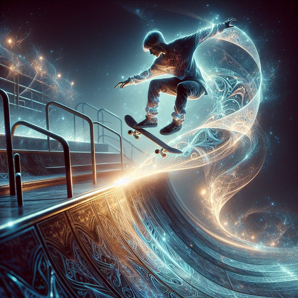 Magic skater