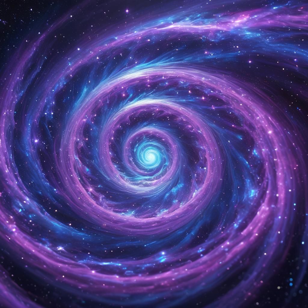 Ethereal Entity Warps Space-Time in Cosmic 3D