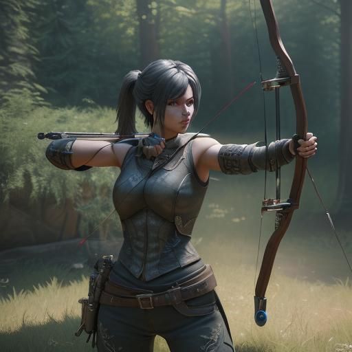 Archery Game Cinematic in 3D