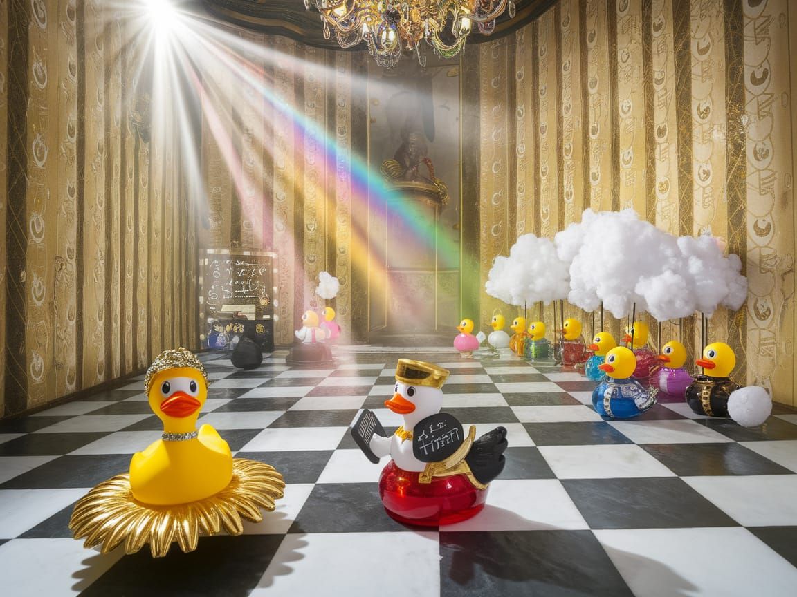 Grand Ballroom Bathtub Universe Whimsy in Opulent Style