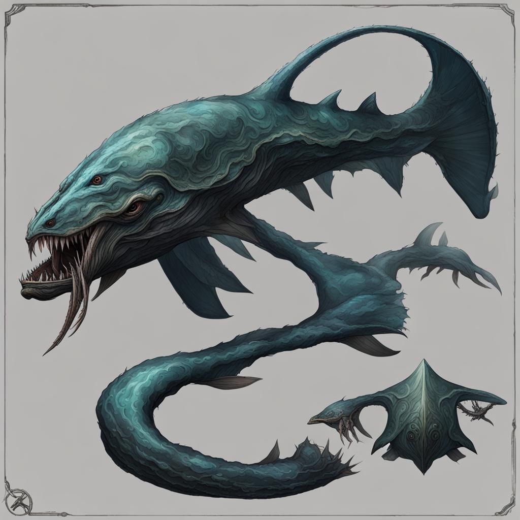 Ocean Leviathan: A Colossal Deep-Sea Creature