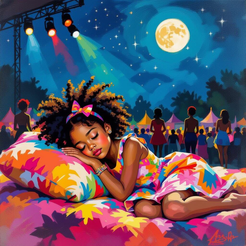 Afropunk Fest: Little Girl Asleep Under the Stars