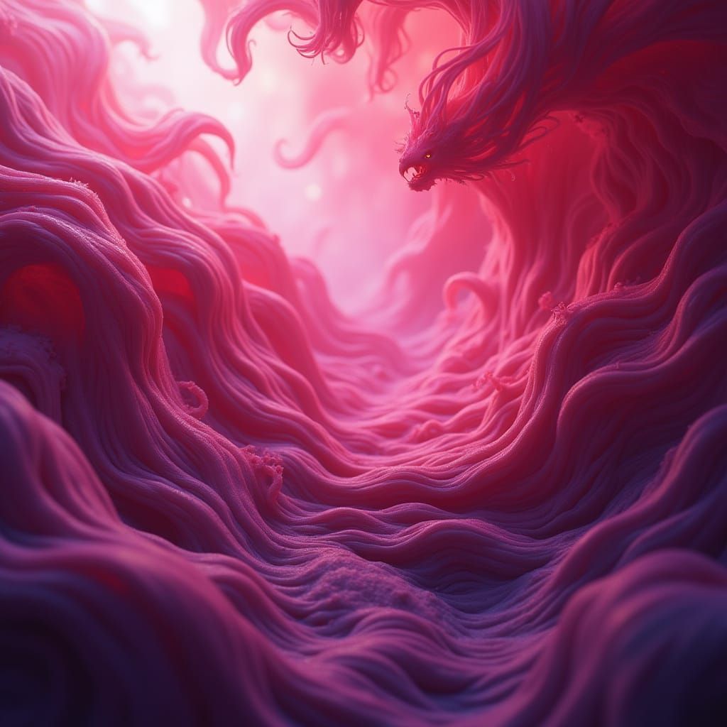 Vibrant Fantastical Dreamscapes in Rich Matte Colors