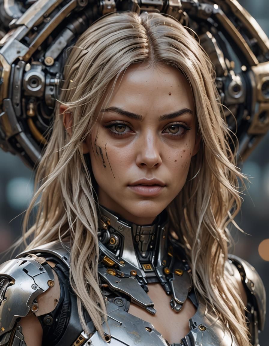 Mila Kunis as a Futuristic Female Android