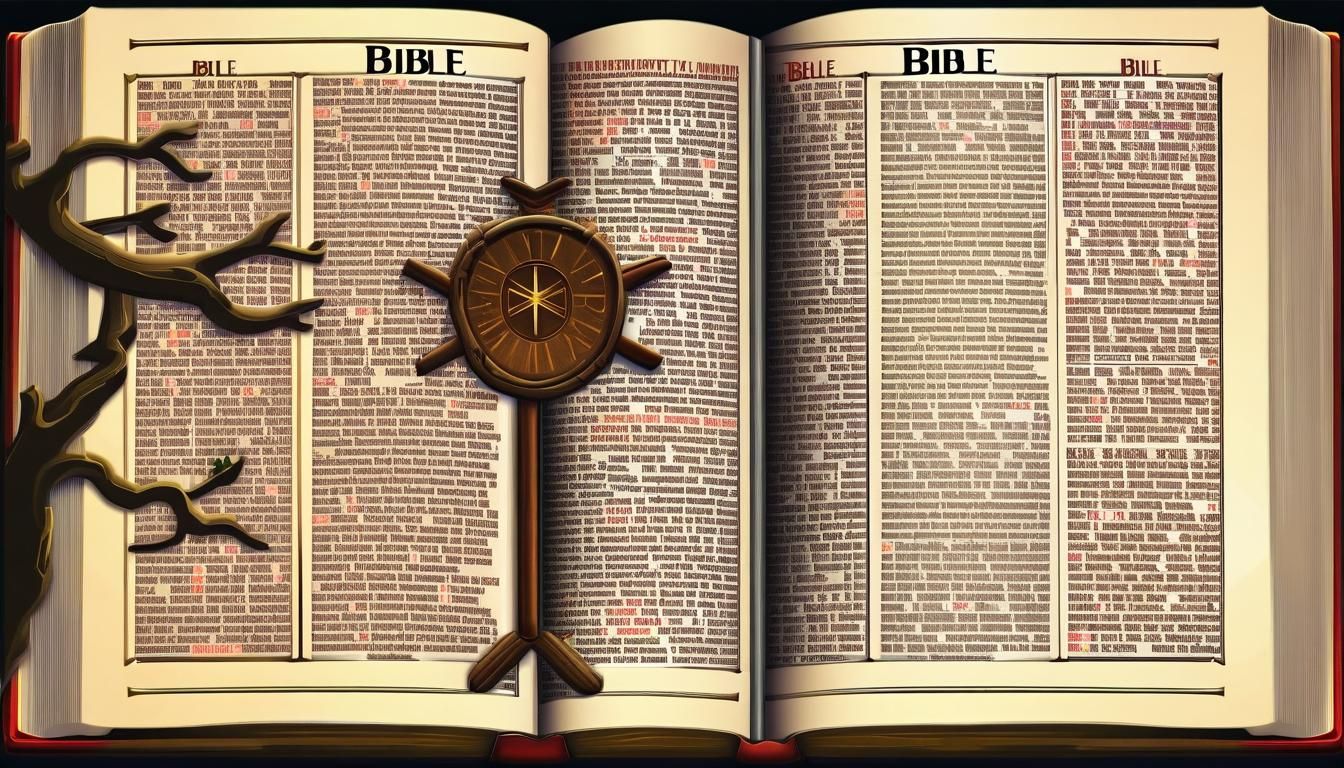 AI Generated Image of an Antique Bible