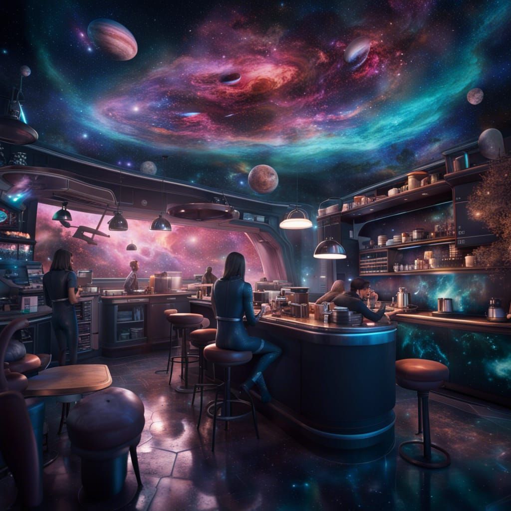 extraterrestrial coffee shop
