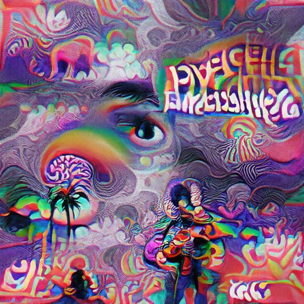 Vibrant Psychedelic Swirls and Colors