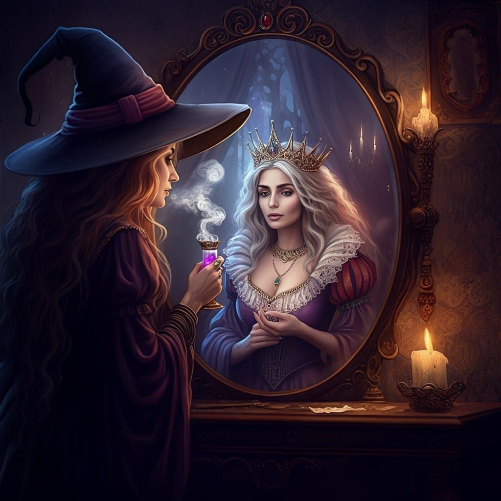 Witch's Love Potion Transforms Her into Queen