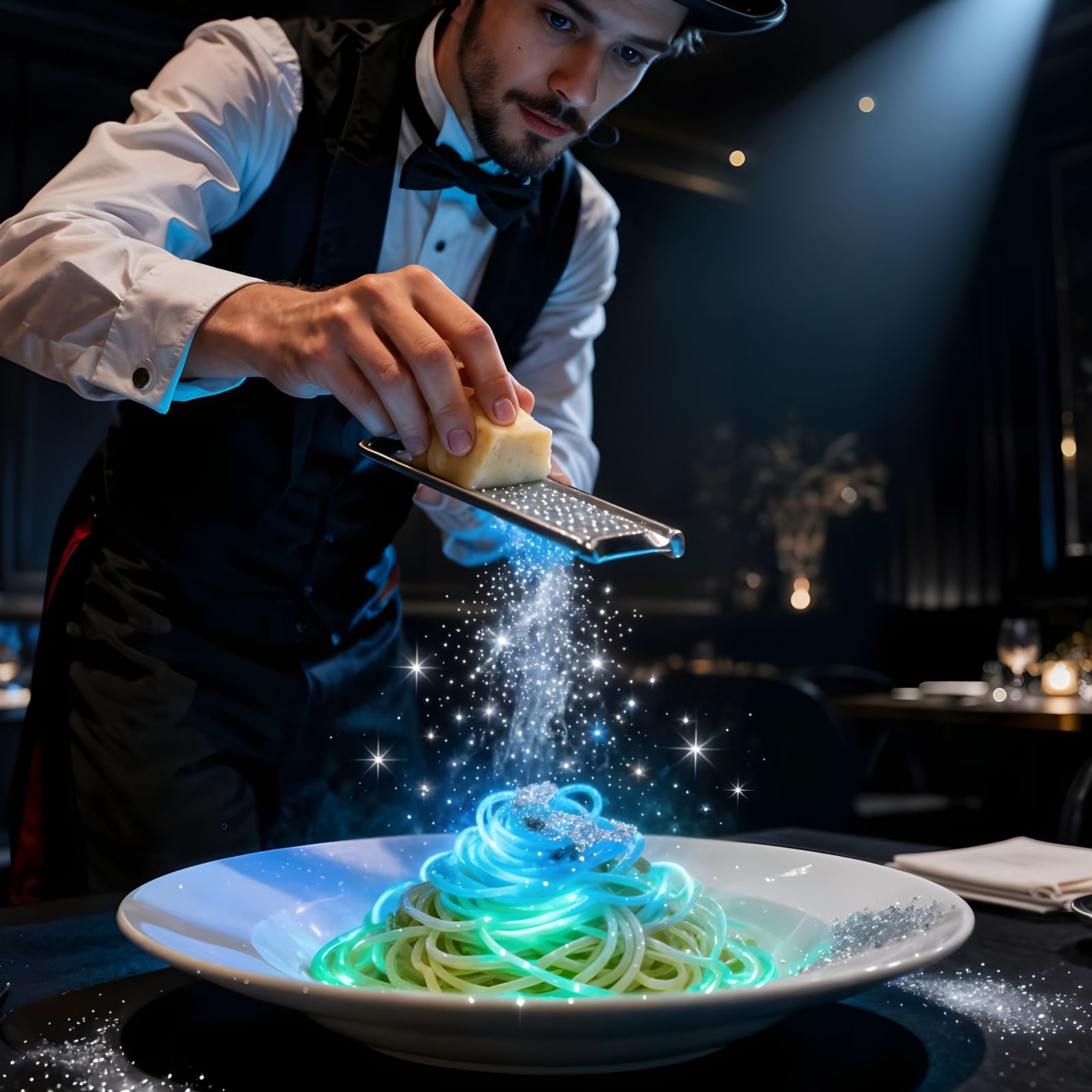 Magical Glowing Spaghetti at a Michelin Star Restaurant