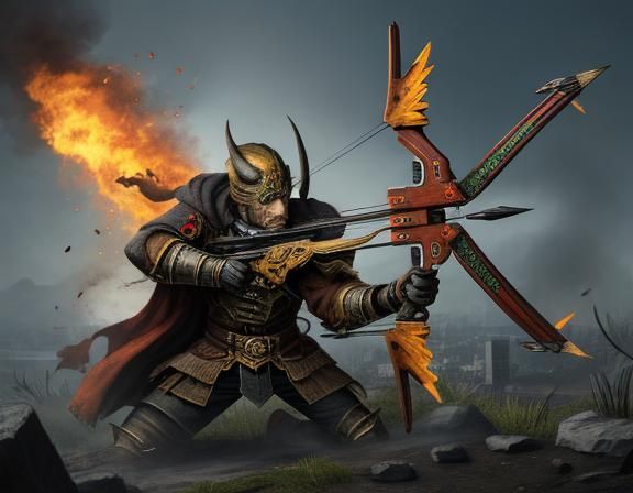 Infernal Crossbow: A Gothic Weapon of Dark Power