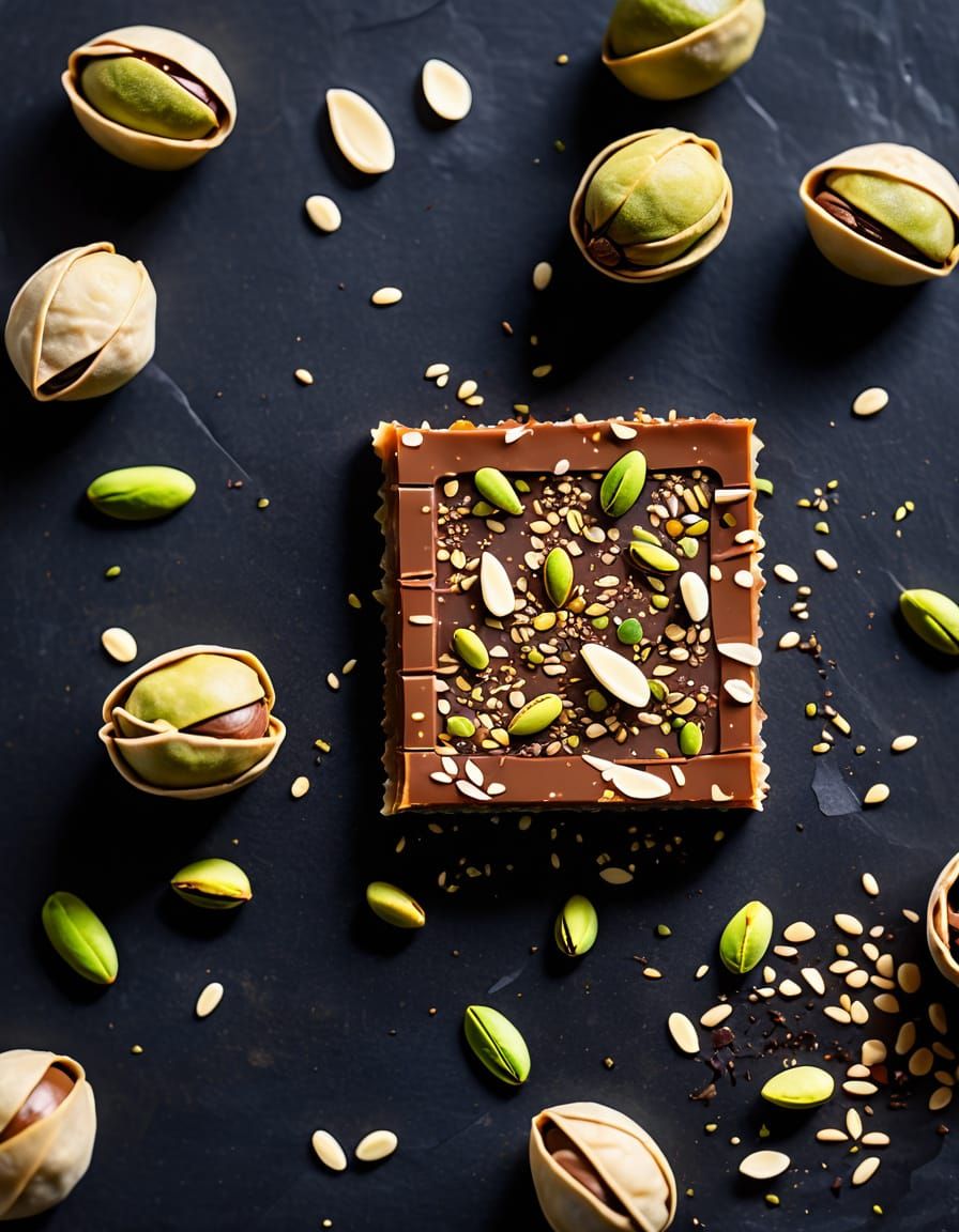 Sweet Delight of Pistachio and Sesame