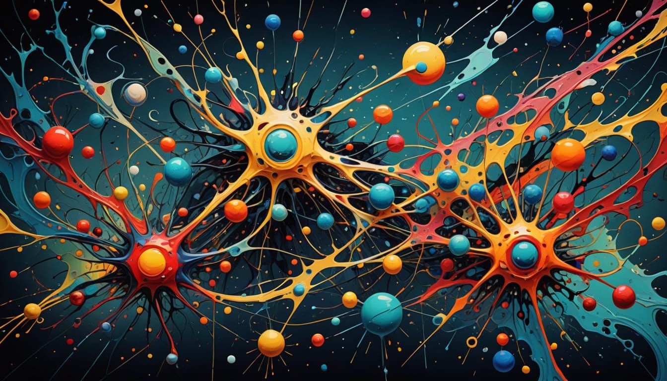 Neural Network Abstract Expressionist Painting