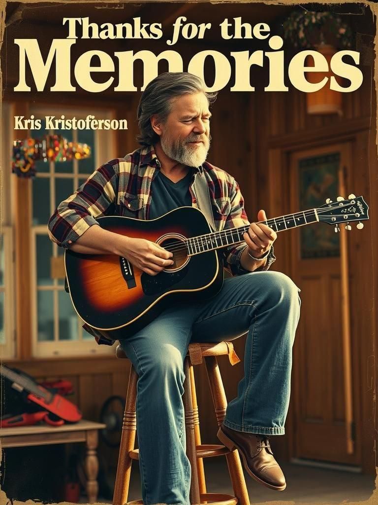 Kris Kristofferson Tribute Magazine Cover