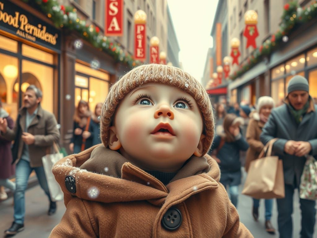 Winter Wonderland: Childhood Wonder Amidst Holiday Chaos