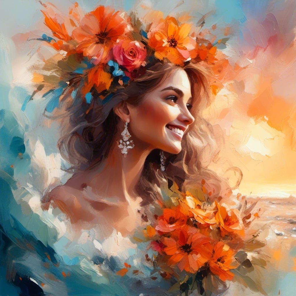 She exudes Happiness...