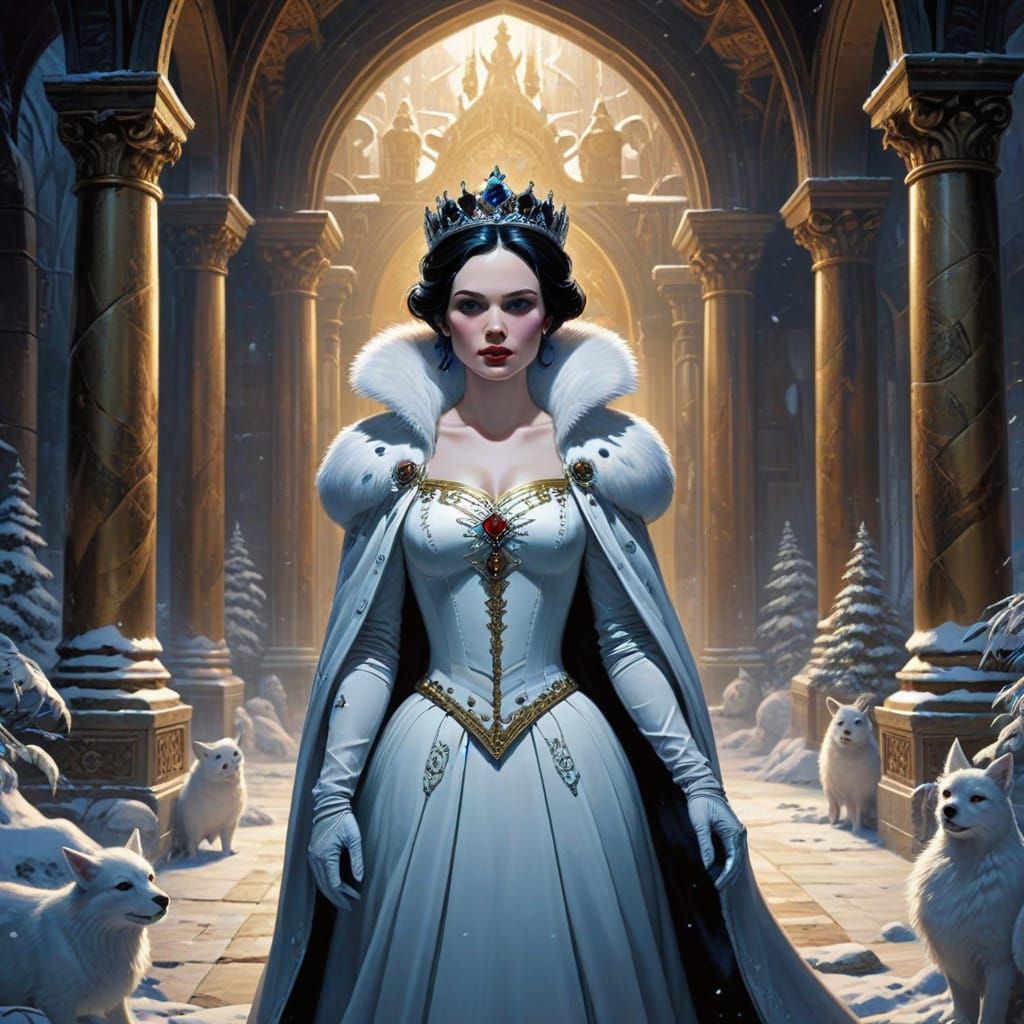 Snow Queen in Winter Kingdom