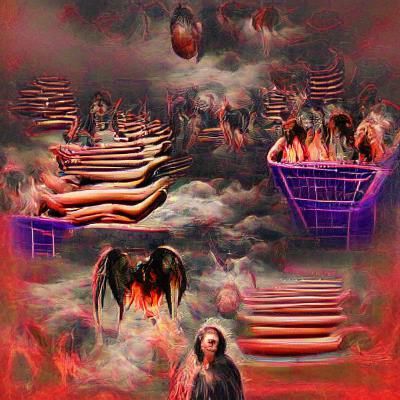 Abstract Purgatory: An AI Interpretation