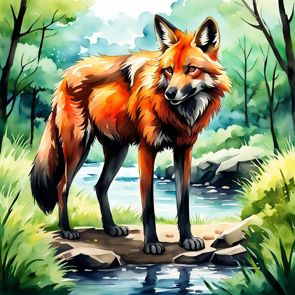 Maned wolf
