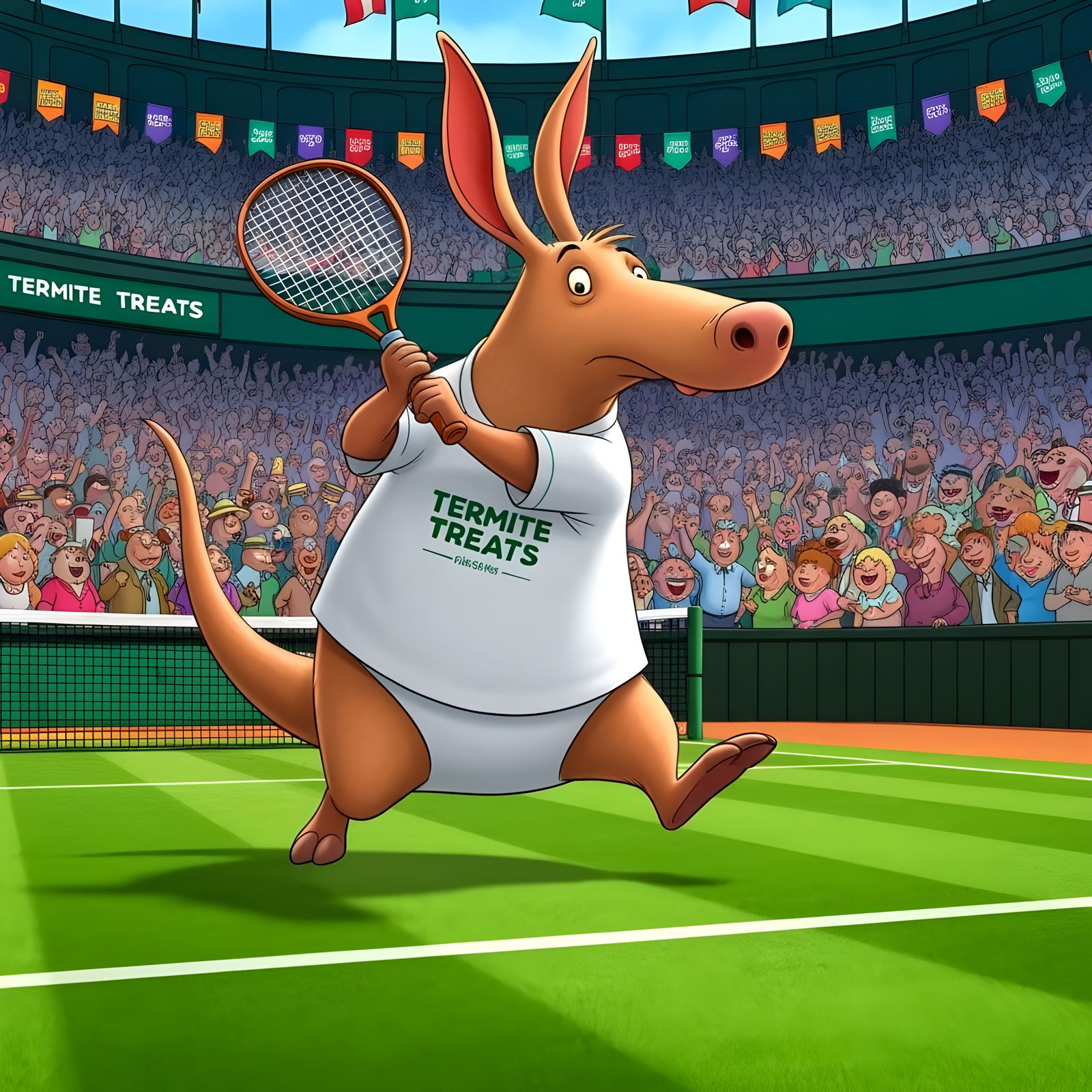 Aardvark Tennis Star at Wimbledon