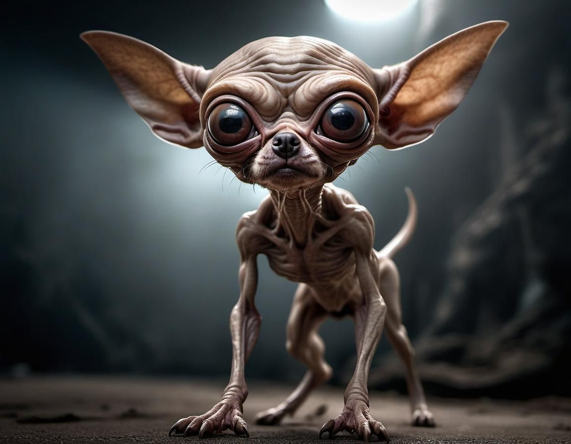 Very Old Alien Chihuahua
