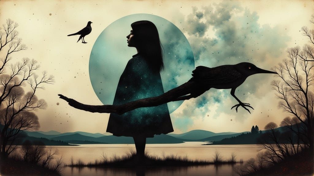 Dreamlike Displacement in Surrealist Style